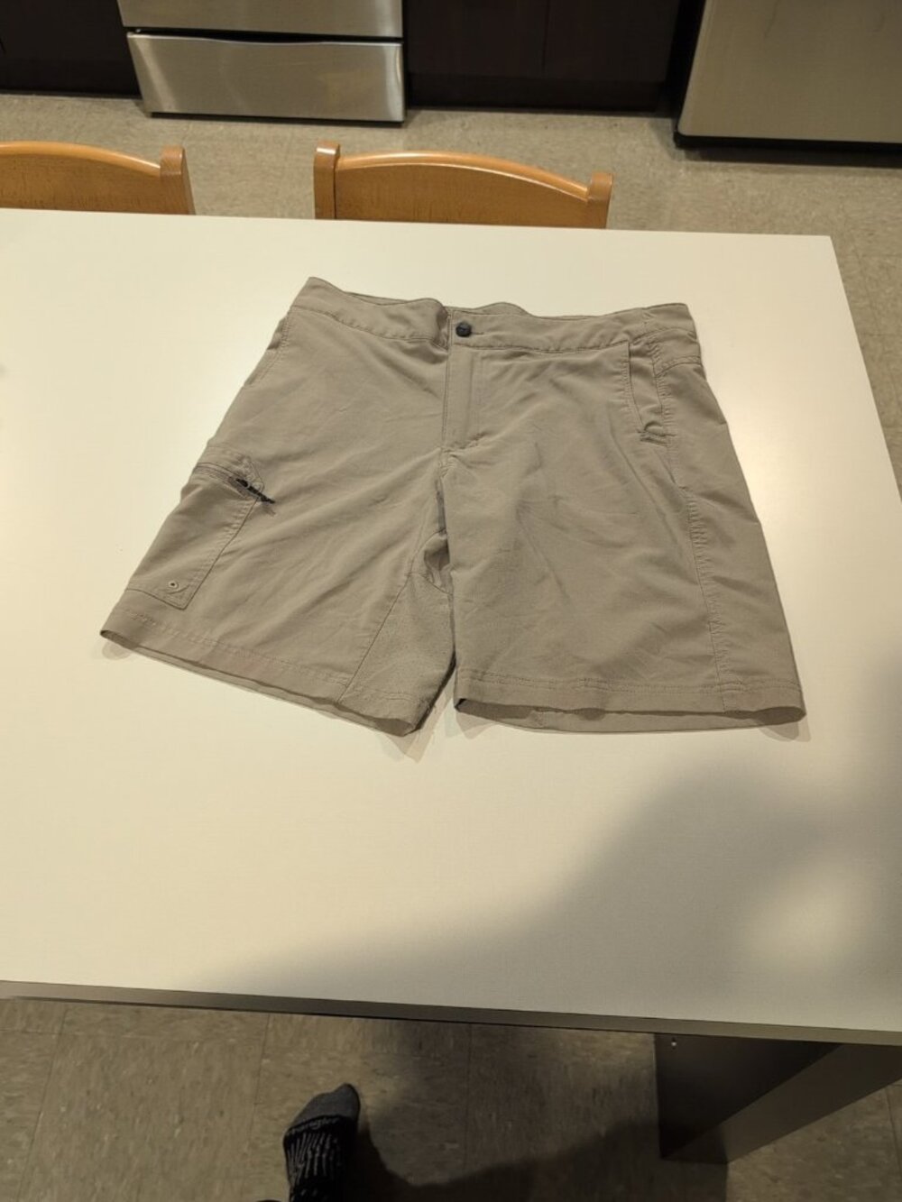 Magellan Pants Mens‎ M Beige Shorts Fishing Water Repellent Solid Cargo